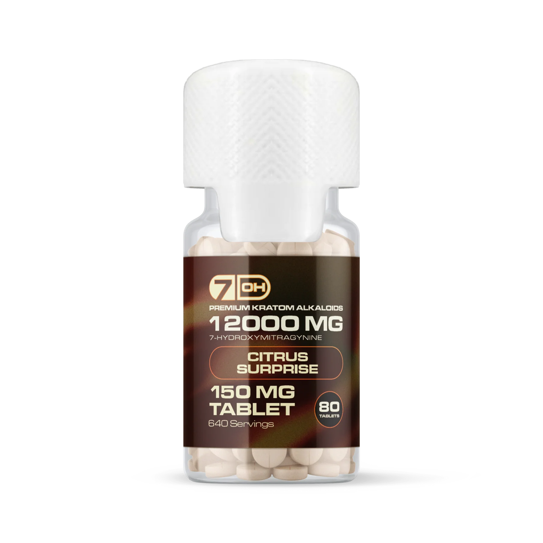 Premium Kratom Alkaloid Tablets (12000mg - 80 Count)