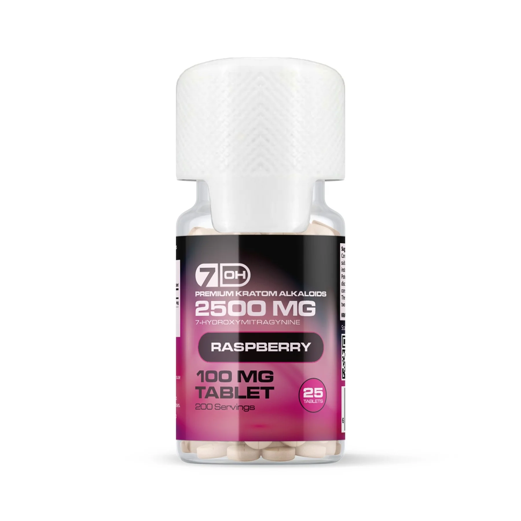 Premium Kratom Alkaloid Tablets (2500mg - 25 Count)