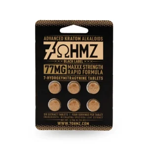 77OHMZ, 7-OH tablets, maxxx strength, 7-hydroxymitragynine, high potency kratom, wholesale kratom, bulk 7-OH, retail display box, lab tested botanical, premium alkaloid tablets, kratom display box, botanical extracts